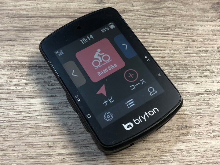 JY258 ブライトン BRYTON Rider S510 GPS サイクルコンピューター SPセンサー、本体カバー付き