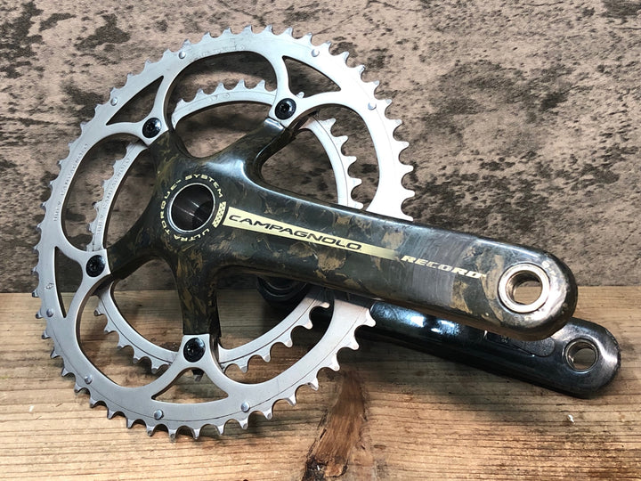 JB895 カンパニョーロ CAMPAGNOLO レコード RECORD FC7-RE293C ULTRATORQUESYSTEM カーボン クランク 172.5mm 53/39T 5H