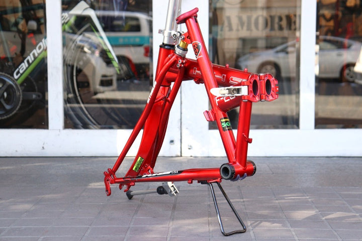 KHS F20-RC 2016モデル クロモリ カーボンフォーク ミニベロ 折り畳み フレームセット 20インチ 【横浜店】