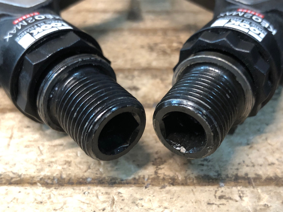 JE052 ルック LOOK KEO2MAX CARBON ビンディングペダル クロモリシャフト