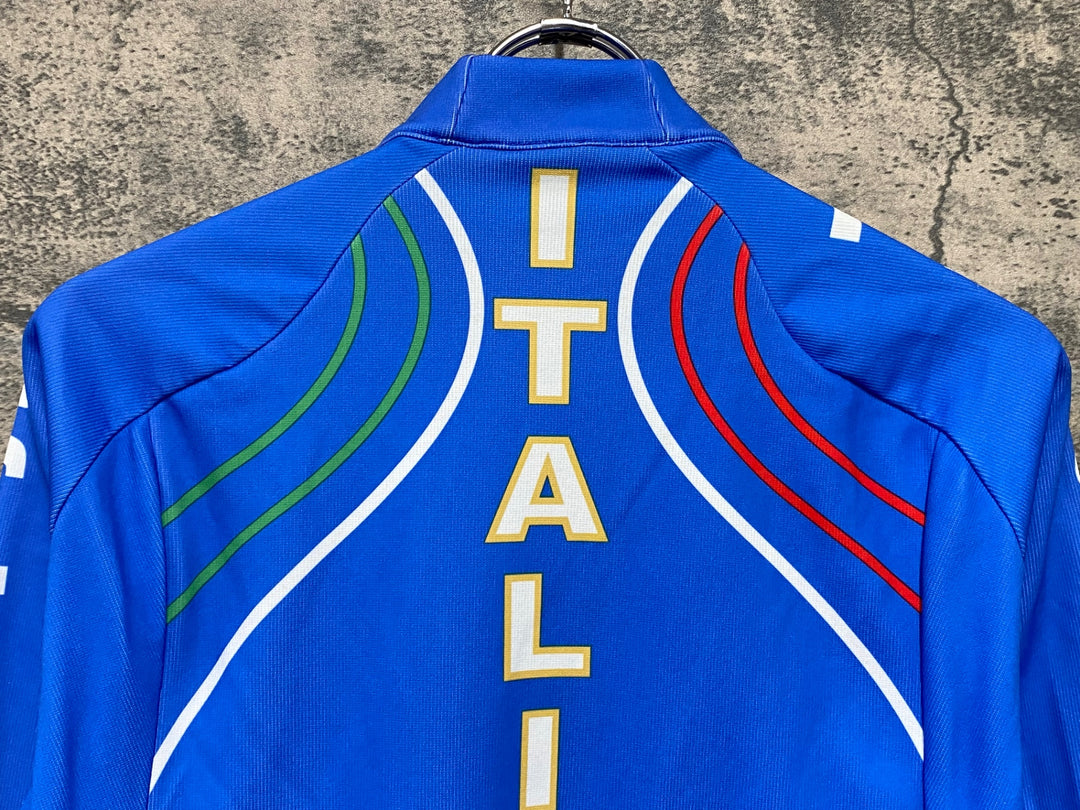 JS666 スポーツフル SPORTFUL ITALIA 長袖 サイクルジャージ 青 M