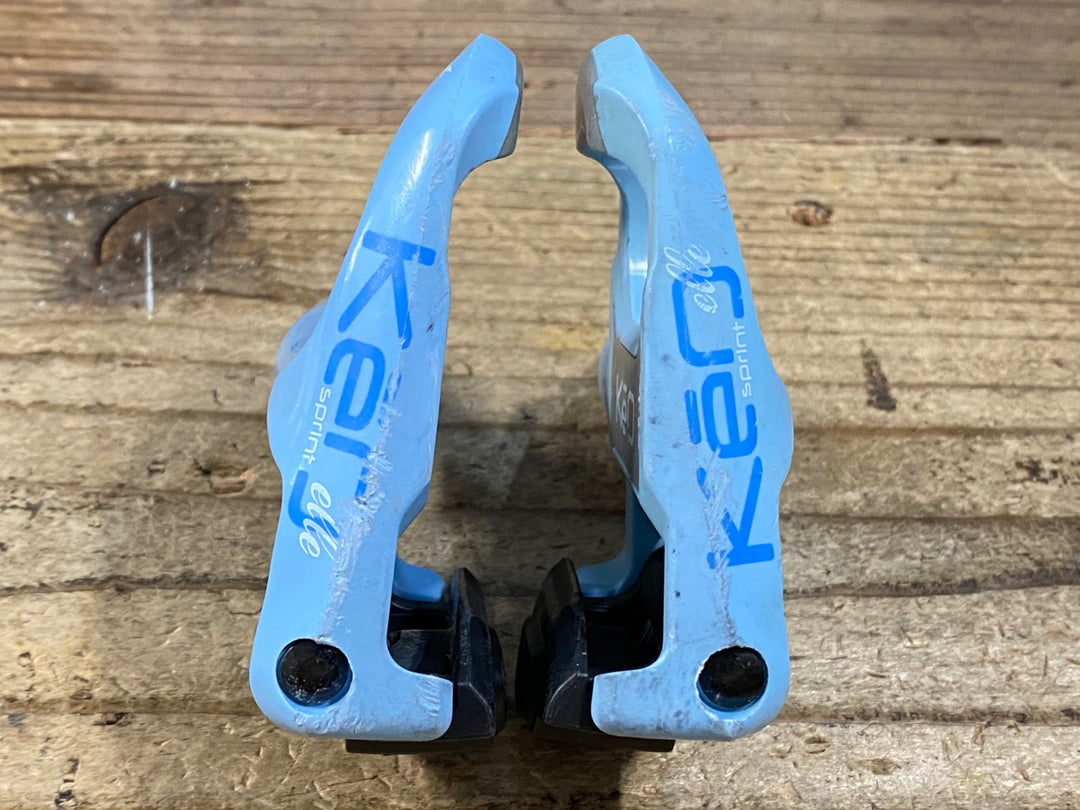 KC082 ルック LOOK ケオクラシック KEO CLASSIC ビンディングペダル スチールシャフト 水色
