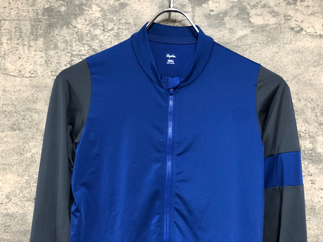 JZ457 ラファ RAPHA PRO TEAM LONG SLEEVE TRAINING JERSEY 長袖サイクルジャージ S 青