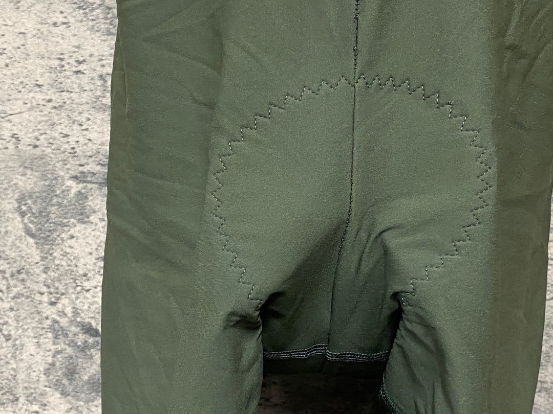 KD861 カフェドシクリステ Cafe du Cycliste MARINETTE Man ビブショーツ カーキ M 裏起毛