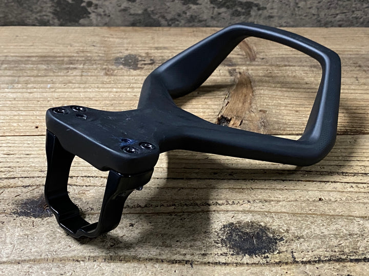 KK946 スペシャライズド SPECIALIZED S-WORKS TT/TRI VENGE CLIP-ON AERO BAR カーボンDHバー※ウェッジスペーサー欠品※パッドカット有