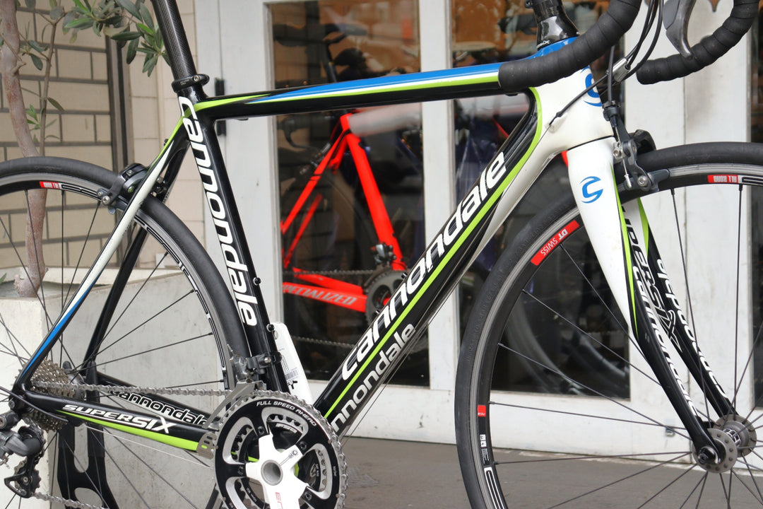 キャノンデール Cannondale スーパーシックス SUPERSIX 2011モデル 52サイズ シマノ アルテグラ 6700 MIX 10S カーボン ロードバイク 【横浜店】