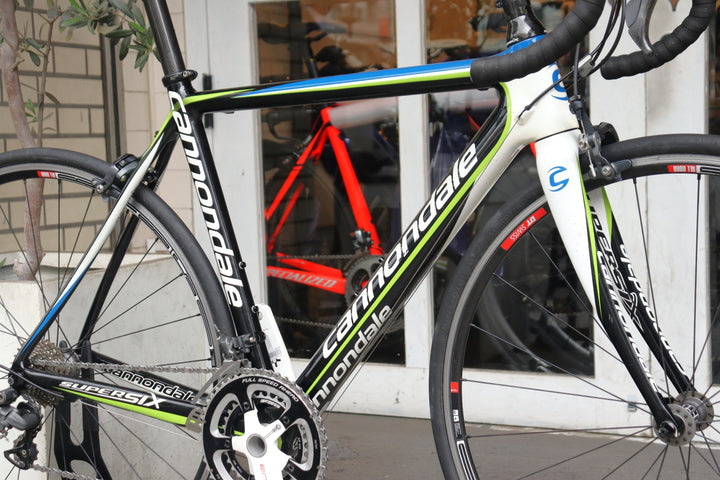 キャノンデール Cannondale スーパーシックス SUPERSIX 2011モデル 52サイズ シマノ アルテグラ 6700 MIX 10S カーボン ロードバイク 【横浜店】