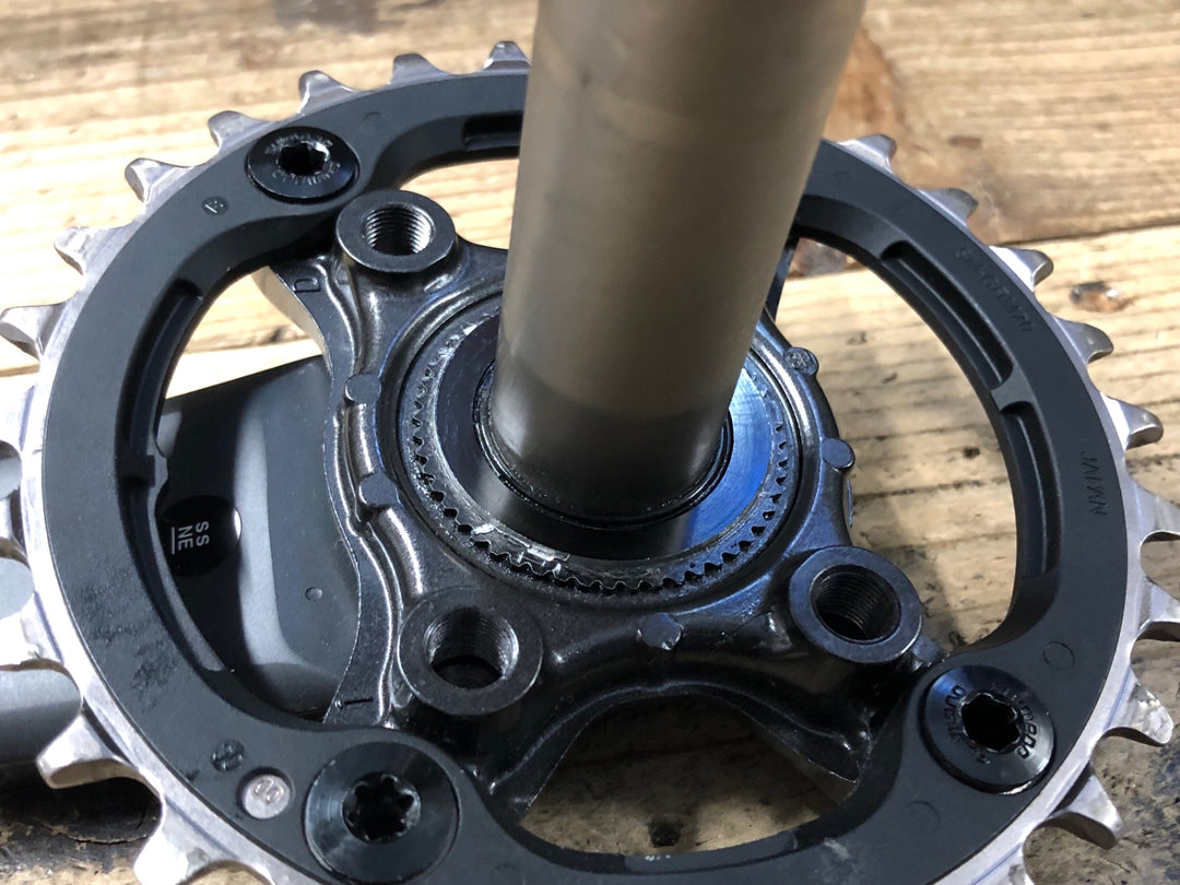 KJ945 シマノ SHIMANO デオーレ DEORE XT FC-M8000 クランクセット 30T 170mm/TOKEN 2mmアルミスペーサー付属