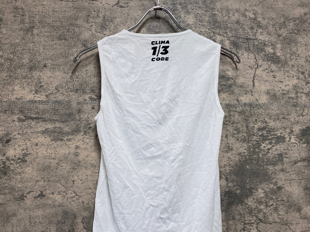 JW778 アソス assos Slin Layer ノースリーブベースレイヤー 白 XS/S