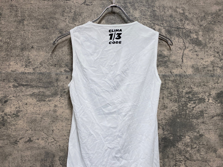 JW778 アソス assos Slin Layer ノースリーブベースレイヤー 白 XS/S