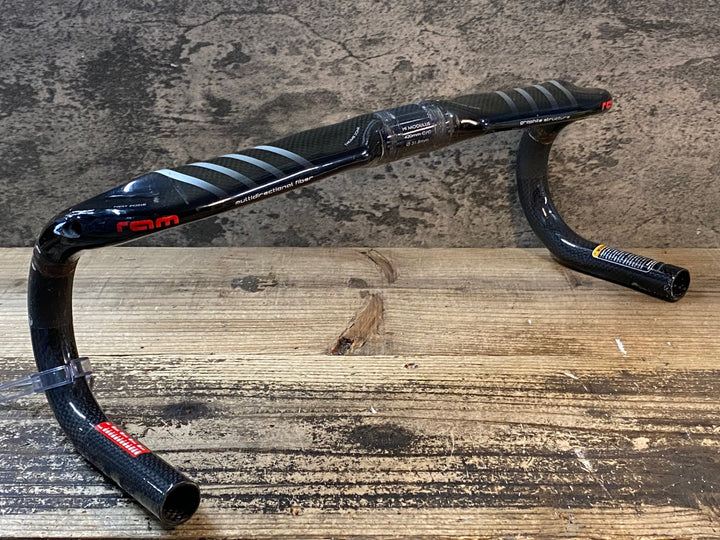 JJ132 チネリ cinelli ram カーボン ドロップハンドル エンド部C-C 420mm ※ケーブル穴拡張加工あり