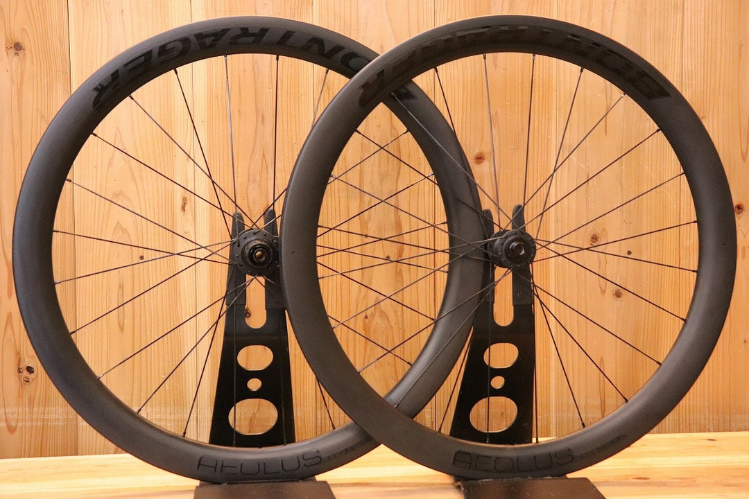 ボントレガー BONTRAGER アイオロス AEOLUS ELITE 50 DISC カーボン チューブレスレディ ホイールセット シマノ 11S/12S 【芦屋店】