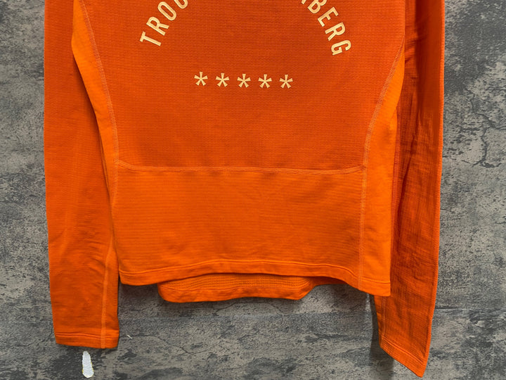 KO569 ラファ Rapha PRO TEAM THERMAL BASE LAYER LONG SLEEVE 長袖 ベースレイヤー オレンジ L