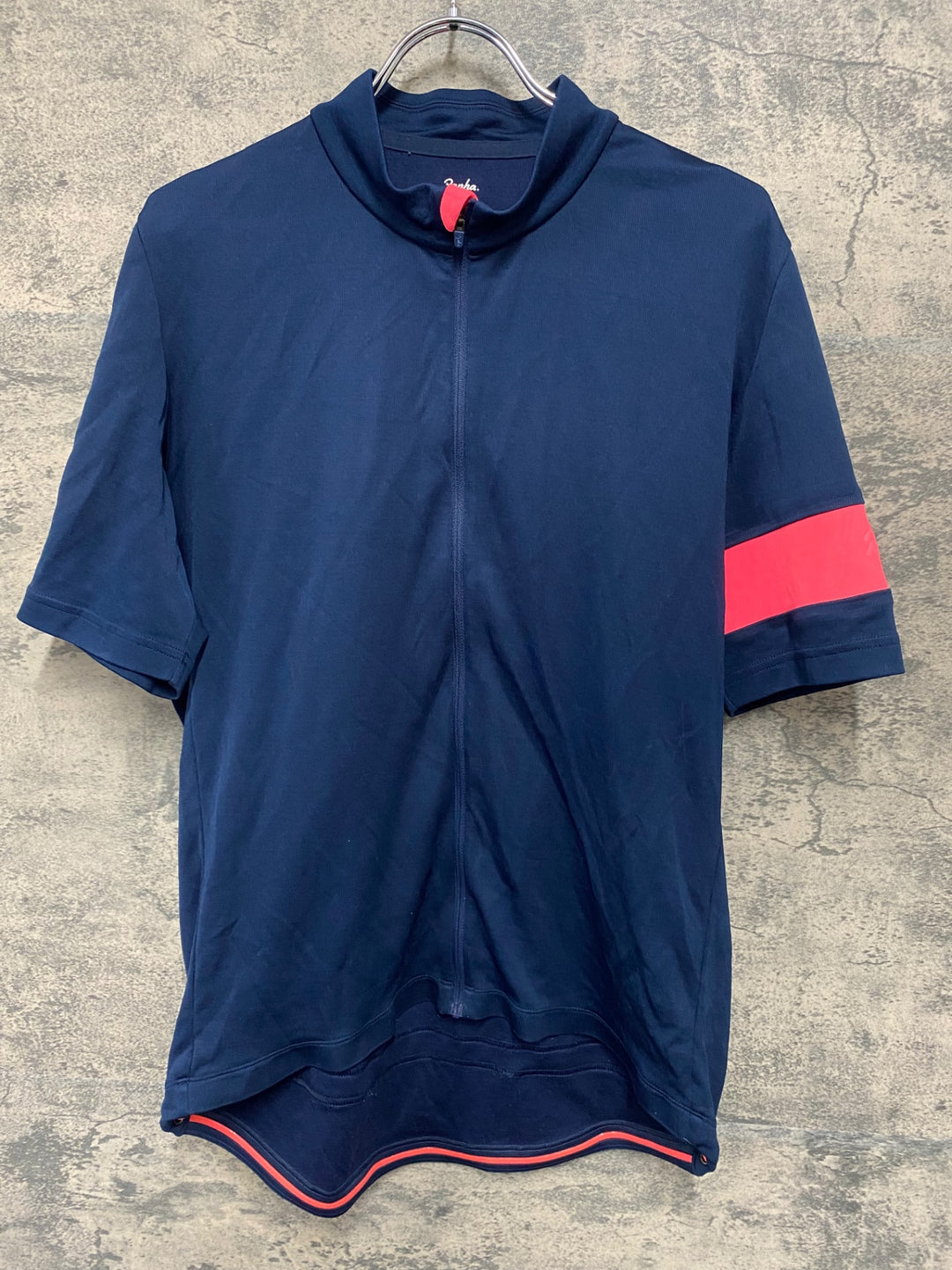 JQ107 ラファ Rapha CLASSIC JERSEY 2 半袖サイクルジャージ 紺 XXL ※生地ほつれあり