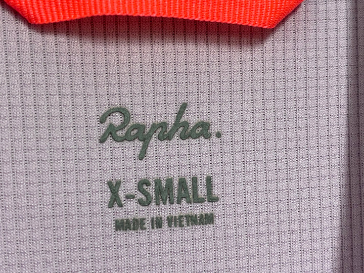 KH093 ラファ Rapha BREVET LIGHTWEIGHT JERSEY 半袖 サイクルジャージ 紫 XS