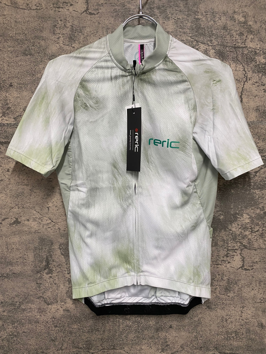 JV953 レリック reric Fuzzy Womens Standerd Jersey 半袖サイクルジャージ レディース L 白 レディース