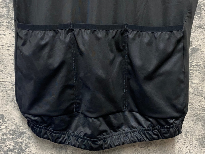 KN377 LACLASSICA 半袖サイクルジャージ 黒 M