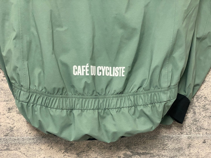 KN750 カフェドシクリステ Cafe du Cycliste SUZETTE 長袖 レインジャケット ターコイズ S