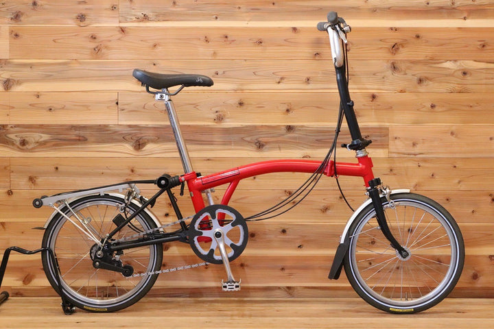 カスタム済み！ ブロンプトン BROMPTON M3R 16インチ 内装3段 外装2段 スチール ミニベロ 折り畳み 小径車 【広島店】