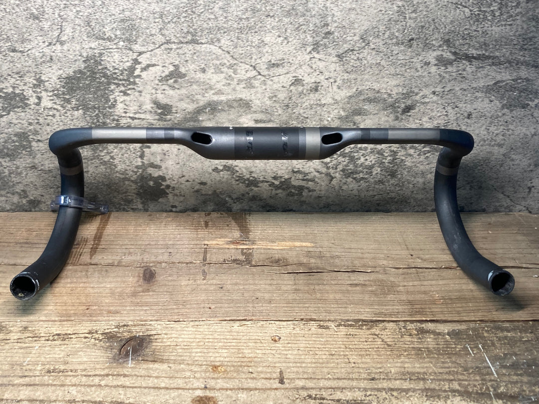 JK419 ボントレガー BONTRAGER XXX AERO カーボン ドロップハンドル Φ31.8 ブラケットC-C400mm ※レバー固定オーバートルクの為ジャンク