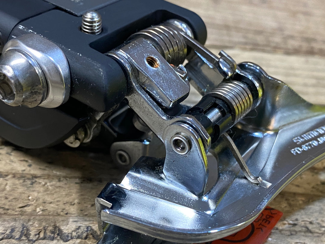 JX991 シマノ SHIMANO アルテグラ ULTEGRA FD-6770 直付 フロントディレイラー 2s Di2 動作確認済