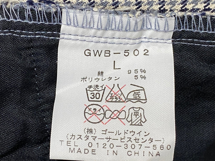 KC038 ゴールドウィン goldwin ハーフパンツ 千鳥柄 L