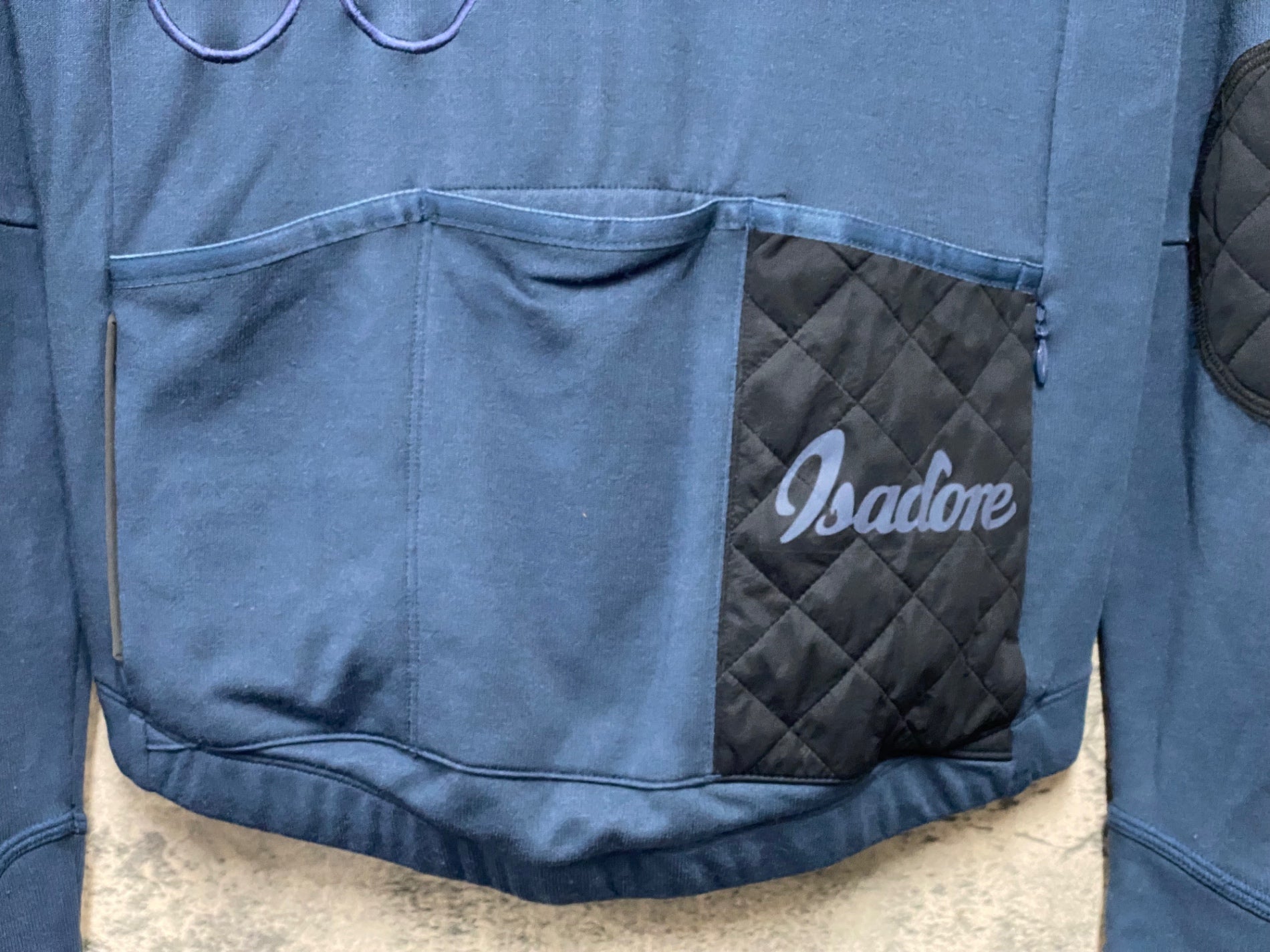 JG357 イザドア Isadore 長袖 サイクルジャージ 紺 S 裏起毛 – BICI