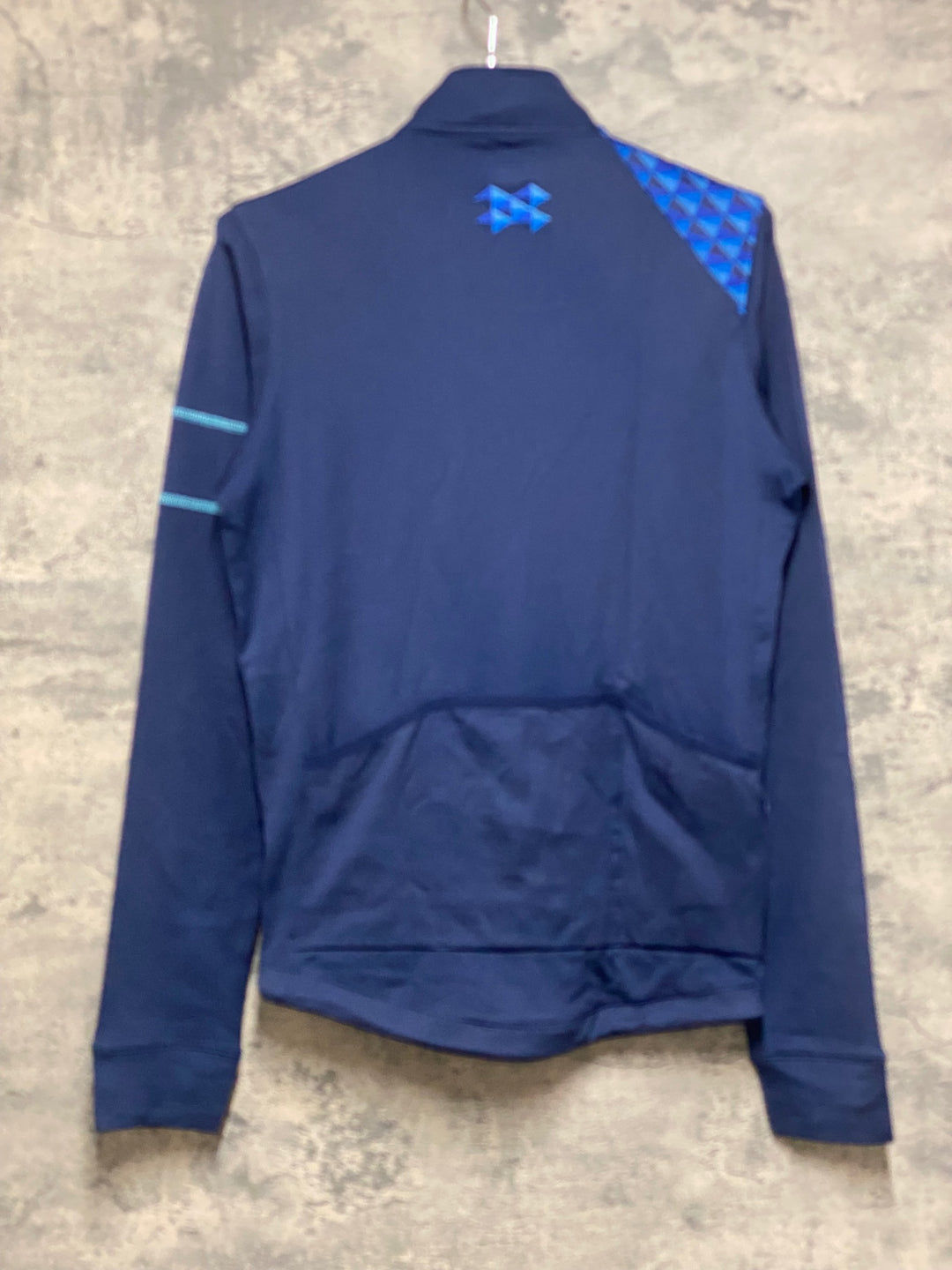 KB435 ラファ Rapha LONG SLEEVE CROSS JERSEY 長袖 サイクルジャージ 紺 M