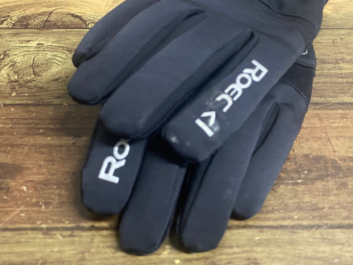 JY253 リュッケル Roeckl ウインター グローブ 黒 saizu6