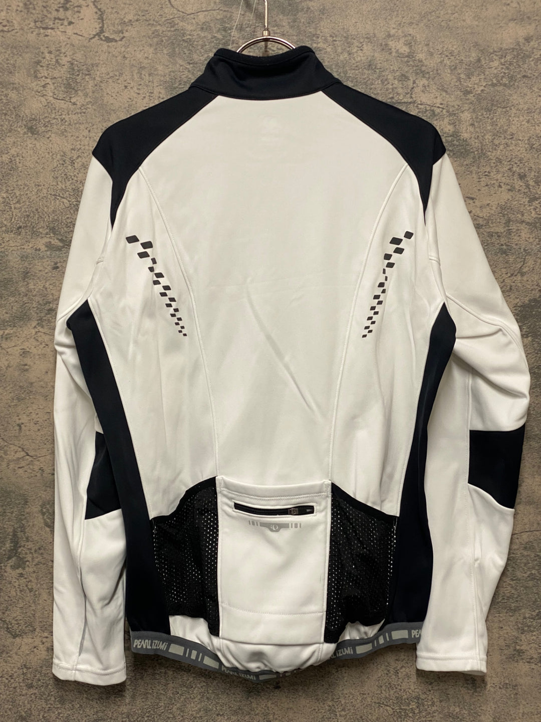 KG091 パールイズミ PEARL iZUMi 長袖 サイクルジャージ 白 M 裏起毛
