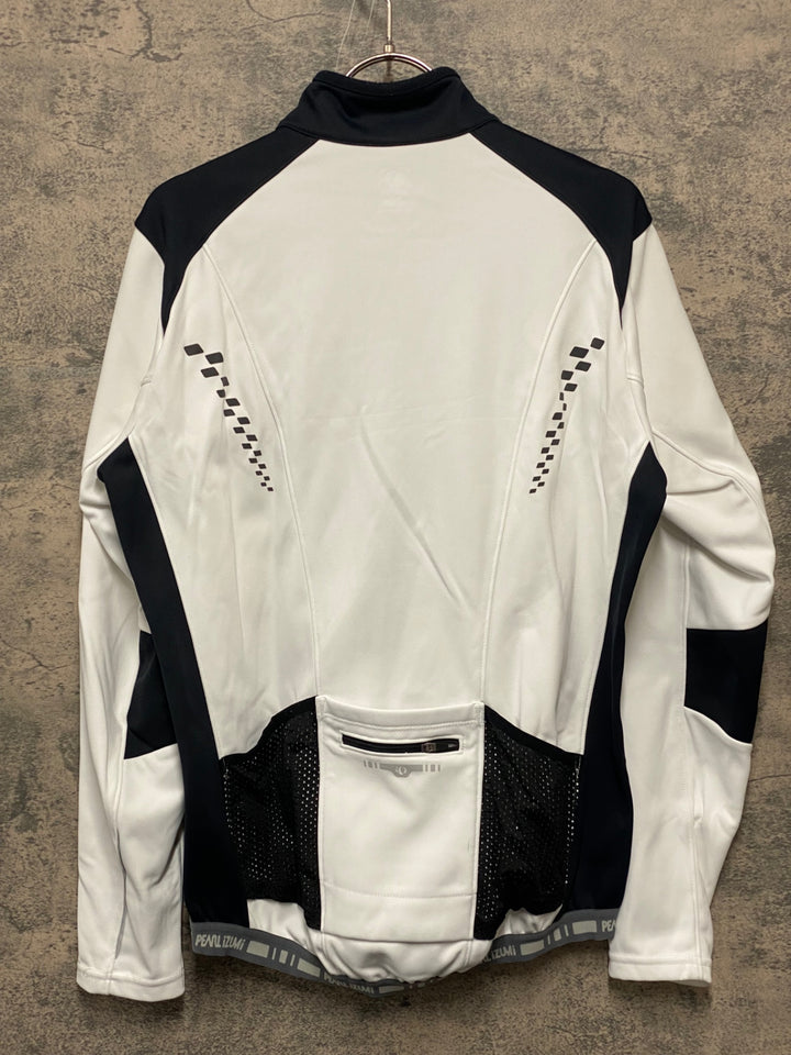 KG091 パールイズミ PEARL iZUMi 長袖 サイクルジャージ 白 M 裏起毛