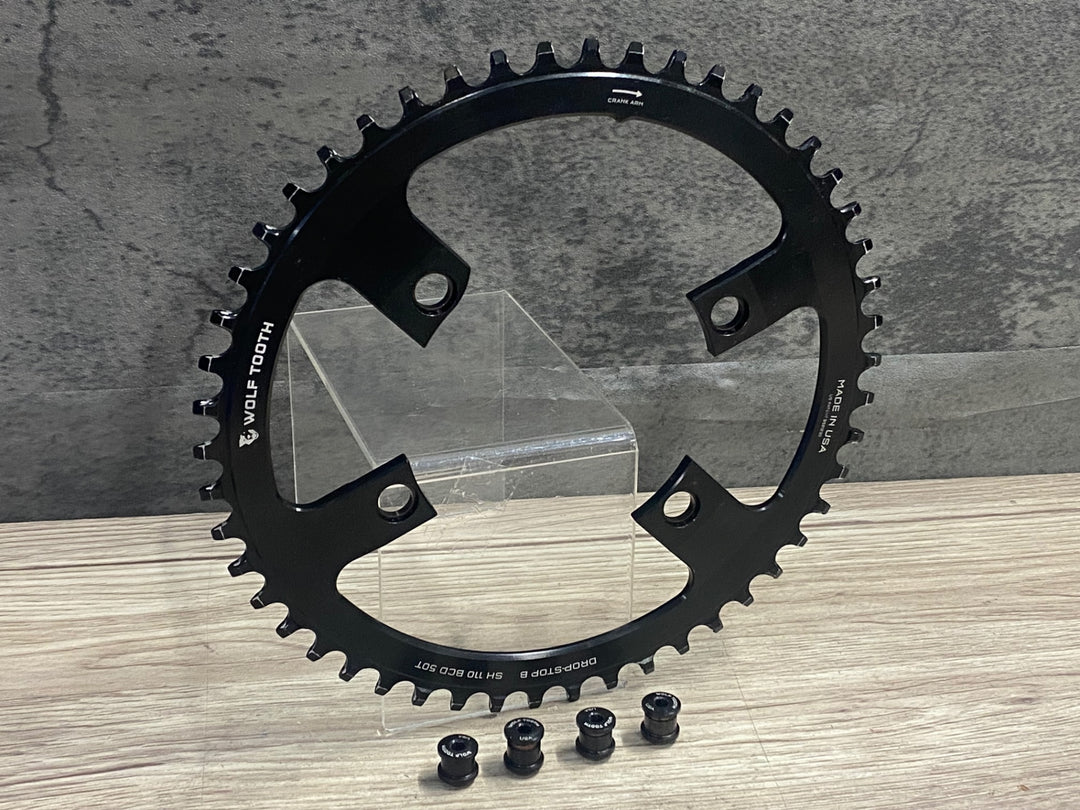 KK851 ウルフトゥース WOLF TOOTH DROP STOP B SH 110 BCD チェーンリング ナローワイド 50T シマノ用