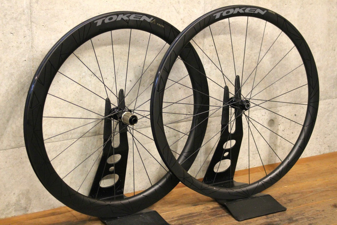 トーケン TOKEN VENTOUS + KONAX PRO カーボン チューブレスレディ シマノ 12S/11S ワイドリム 20C ホイールセット 【福岡店】