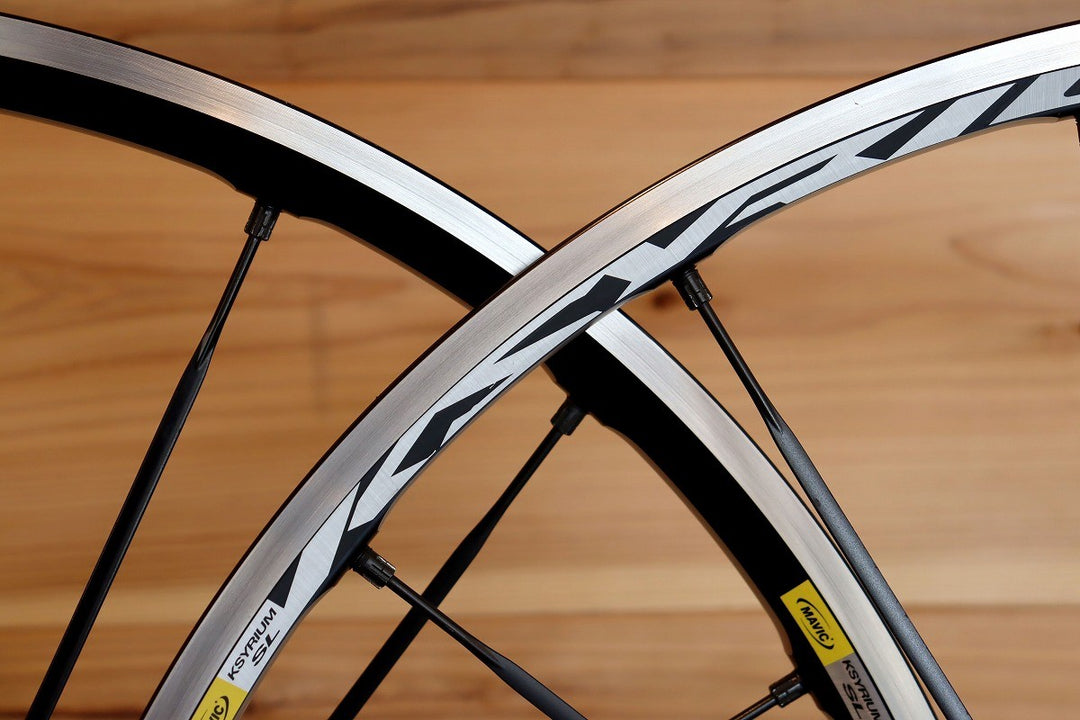 マヴィック MAVIC キシリウム KSYRIUM SL アルミ クリンチャー ホイールセット シマノ12S/11S 15C 【千葉店】