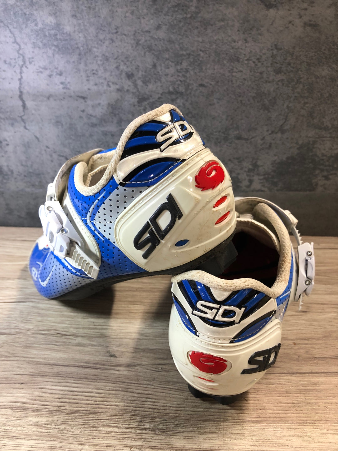 JQ435 シディ SIDI カオス エアー KAOS AIR ビンディングシューズ 青 EU44 SPD-SL対応