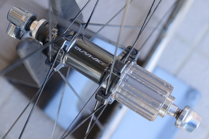 シマノ SHIMANO デュラーエース DURA-ACE WH-9000 C24 アルミ カーボン ホイールセット 12/11S 【横浜店】