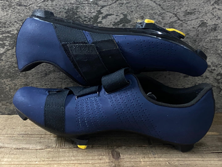 KI700 フィジーク Fizik テンポ パワーストラップ TEMPO R5 POWERSTRAP ビンディングシューズ EU44 3穴 紺