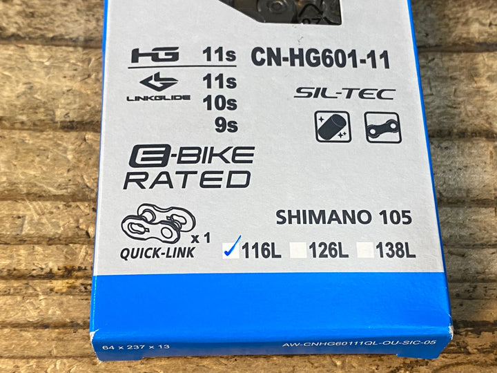 KA442 シマノ SHIMANO CN-HG601 チェーン QUICK LINK 116L