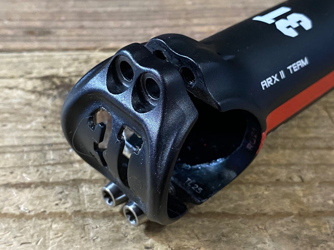 KR181 3T ARX Ⅱ TEAM アルミ ステム 黒 赤 100mm Φ31.8 OS ※ボルト欠品