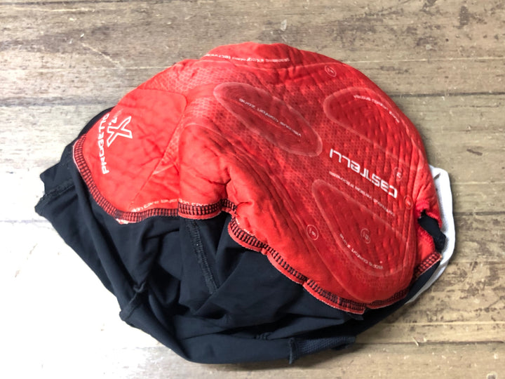 JP483 カステリ CASTELLI ビブショーツ 黒 M