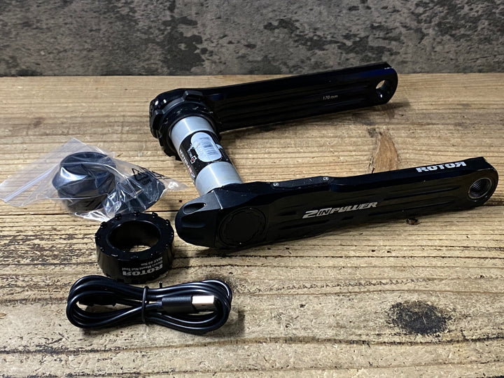 KL425 ローター ROTOR 2IN POWER SL パワーメーター クランクアーム 170mm 接続確認済 ケーブル ツール セット