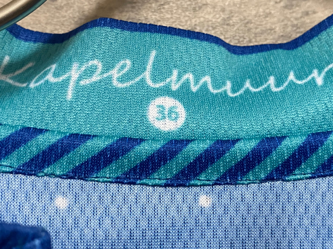 JO883 カペルミュール KAPELMUUR 半袖 サイクルジャージ ネイビー ドット 36 レディース