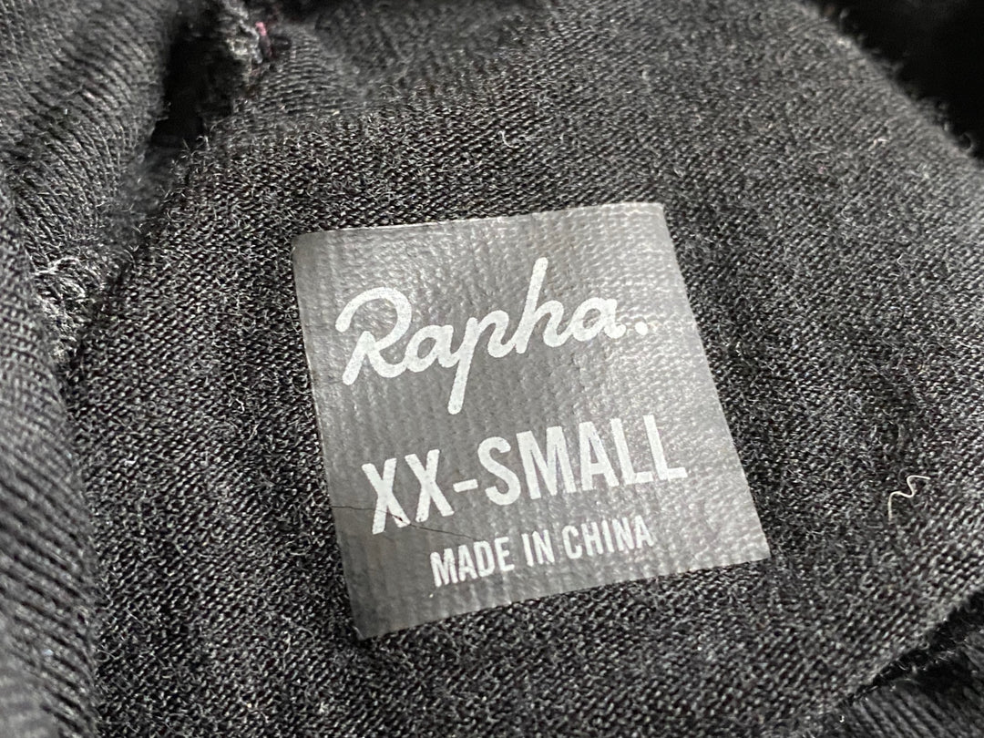 JX653 ラファ Rapha WOMEN'S WINTER BASE LAYER ハイネック 長袖 ベースレイヤー 黒 XXS メリノ