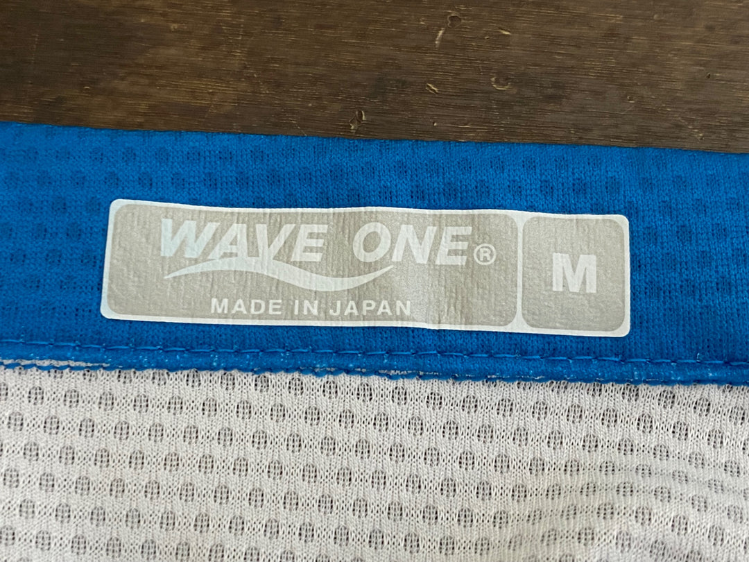 JV162 ウェイブワン WAVE ONE 半袖 サイクルジャージ 白 M YMAGUCHI CRITERIUM