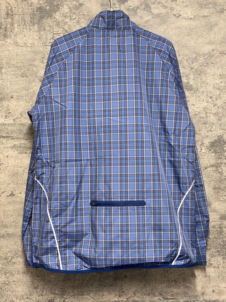 JO539 カペルミュール KAPELMUUR 長袖 ウィンドブレーカー 薄紺 チェック XXL 未使用