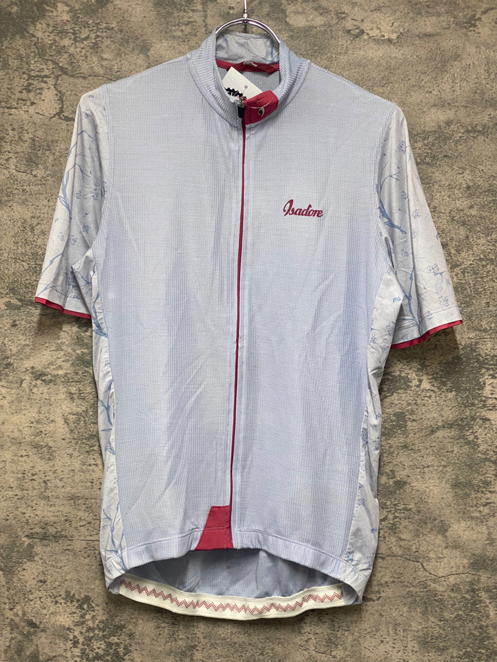 JV332 イザドア Isadore climbers jersey 半袖サイクルジャージ 水色 M