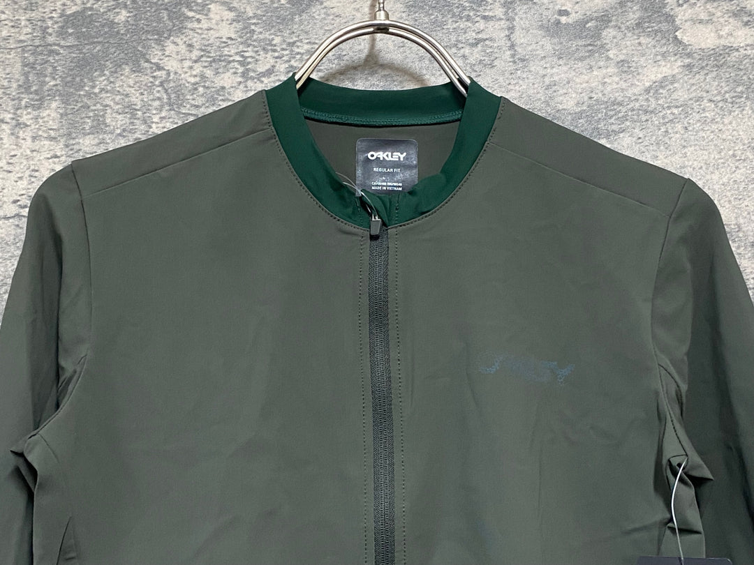JY855 オークリー OAKLEY ELEMENT LS JERSEY 長袖 サイクルジャージ オリーブ M