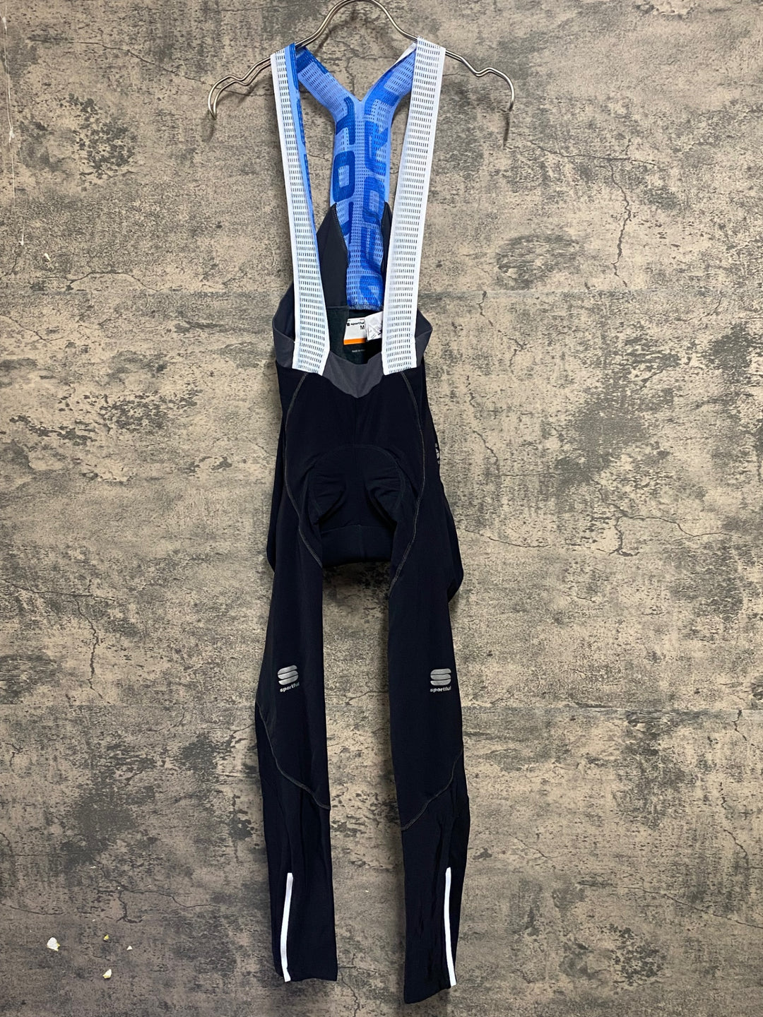 JW446 スポーツフル sportful SUPER T.C. BIBTIGHTS 裏起毛 ビブタイツ 黒 M