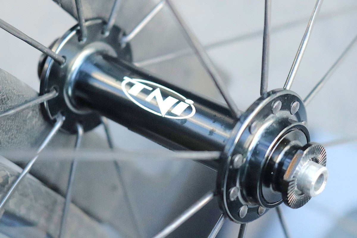 TNI Evolution Light ホイールセット　リムブレーキ　28h TNI SUB1 リム EVOLUTION LIGHT ハブ 手組 カーボン チューブラー