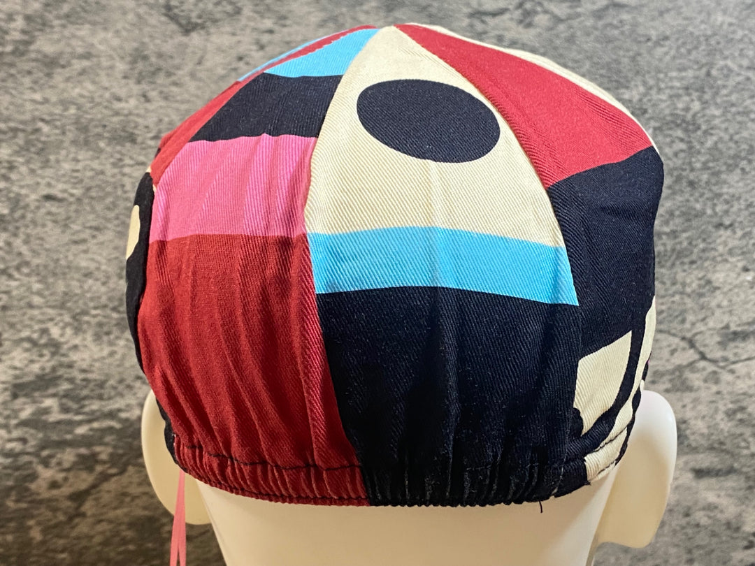 KC693 ラファ Rapha CROSS CAP サイクルキャップ 黒 水 ピンク ONESIZE 未使用